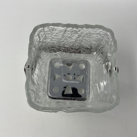 Hoya Crystal Textured Ice Glacier Ice Bucket with Insert - Picture 3 of 10